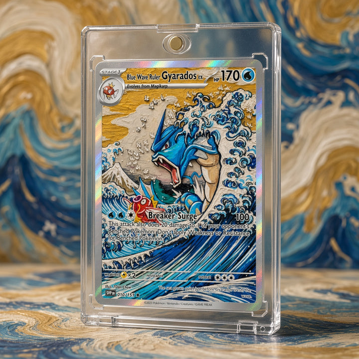 Pokemon Gyarados Ocean Wave Monarch Custom Made Card Fan Art Card
