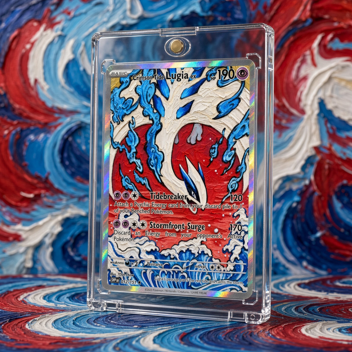 Pokemon Lugia Crimson Azure Storm Custom Made Card Fan Art Card
