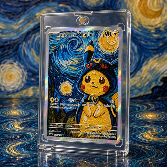 Pokemon Pikachu Umbreon Costume Gold Rings Custom Made Card Fan Art Card